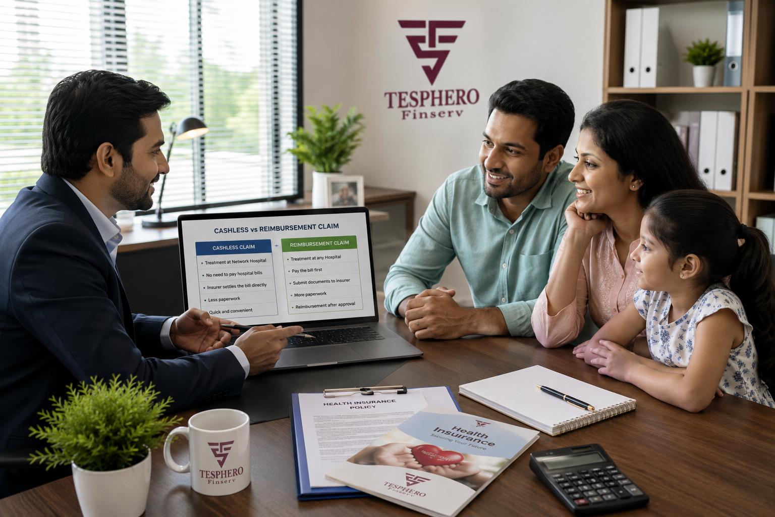 Professional financial consultation in tesphero office