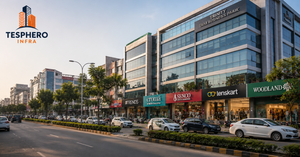 Active commercial area suitable for growing businesses in Indore.